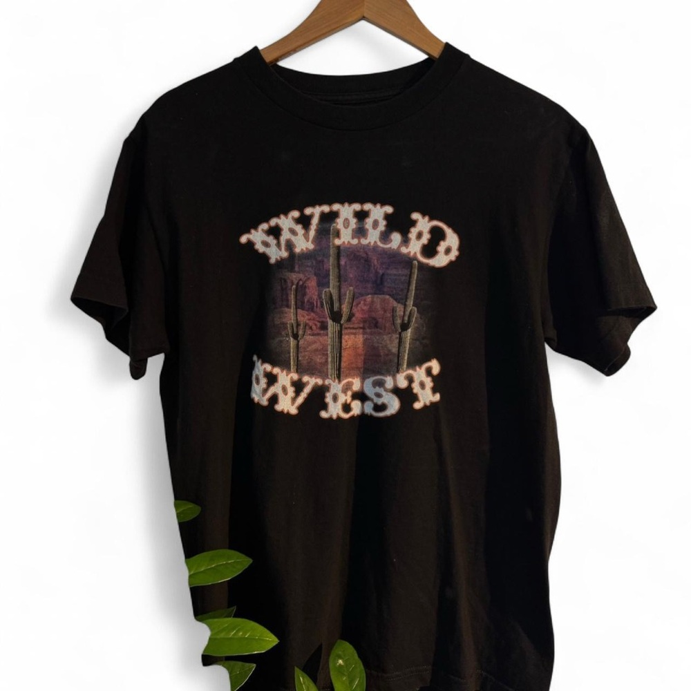 Wild West Black Graphic T-Shirt